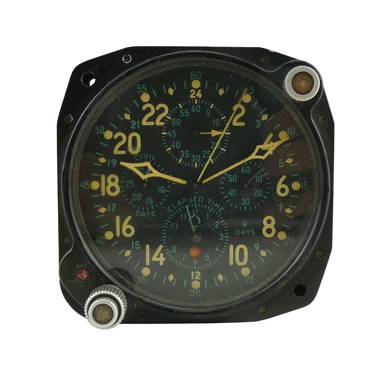 USAAF / USN  aircraft cockpit clock