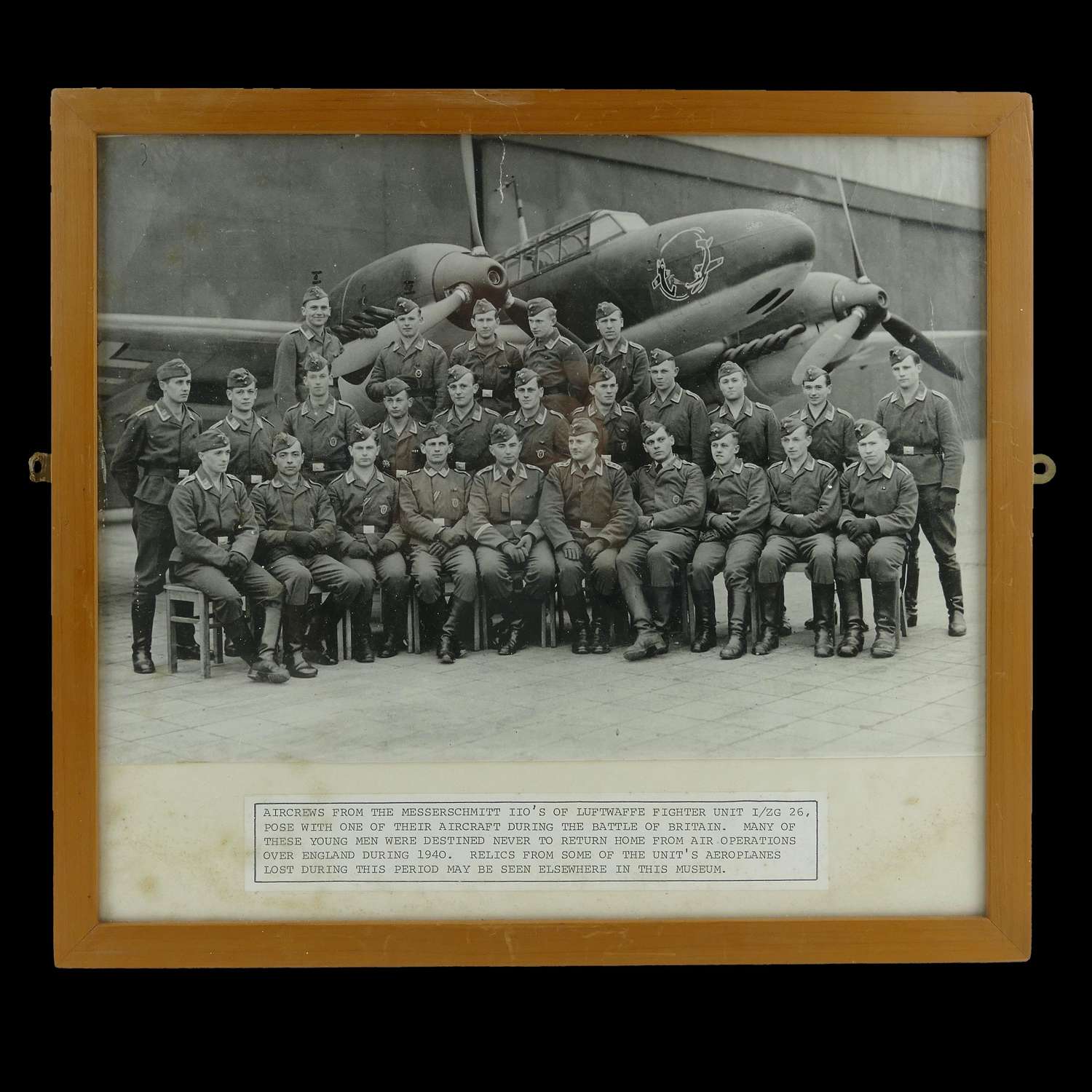 Photograph, Luftwaffe Me110 crews