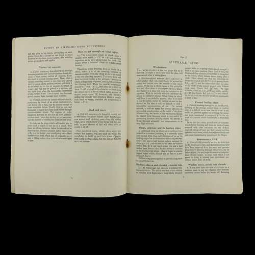 Air Ministry pamphlet - Aircraft Icing