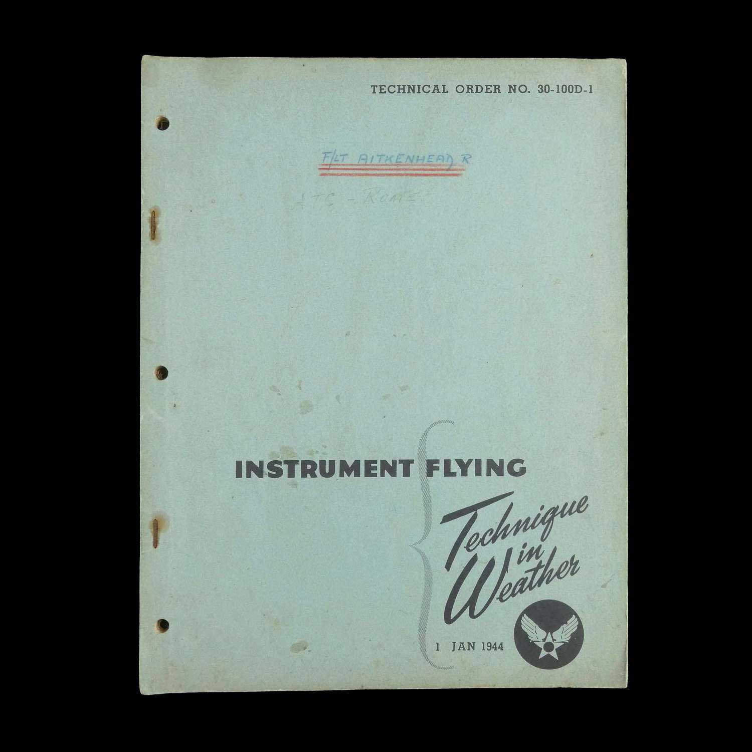 USAAF Instrument flying manual - Technique in Weather