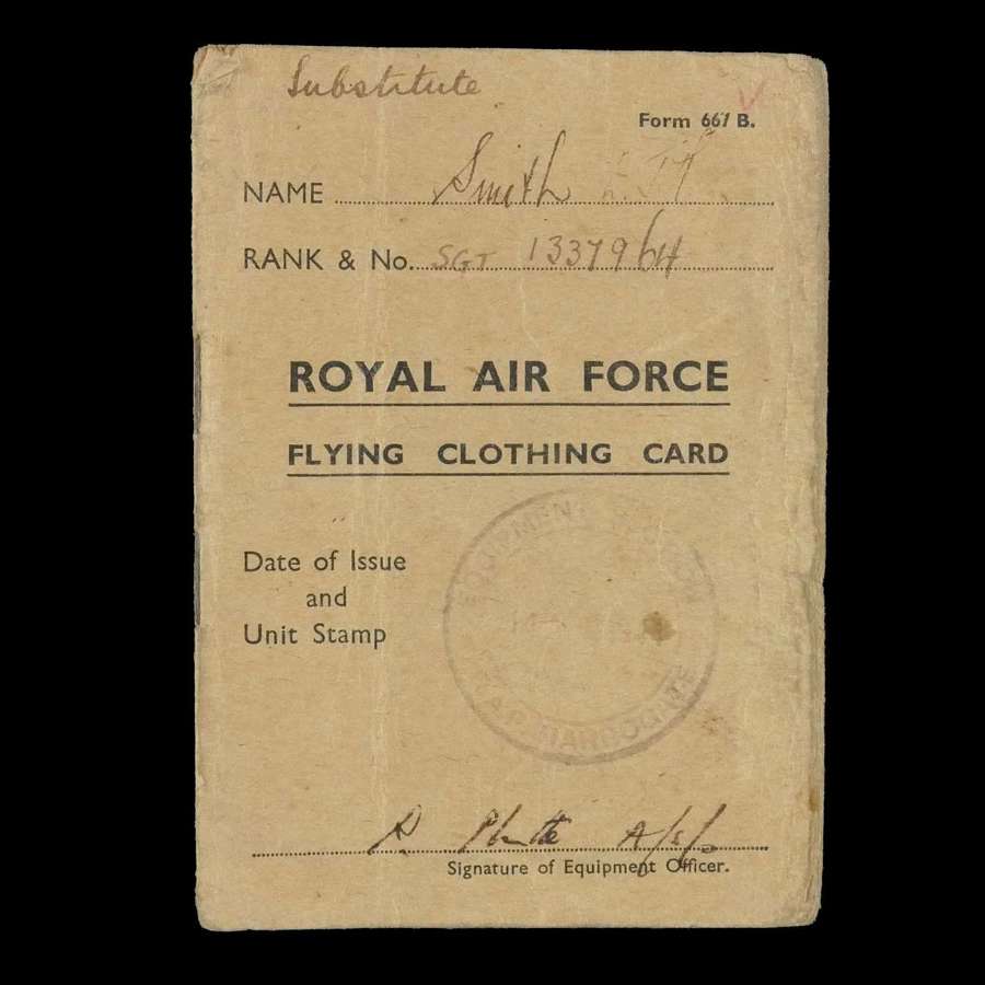 RAF Flying Clothing card