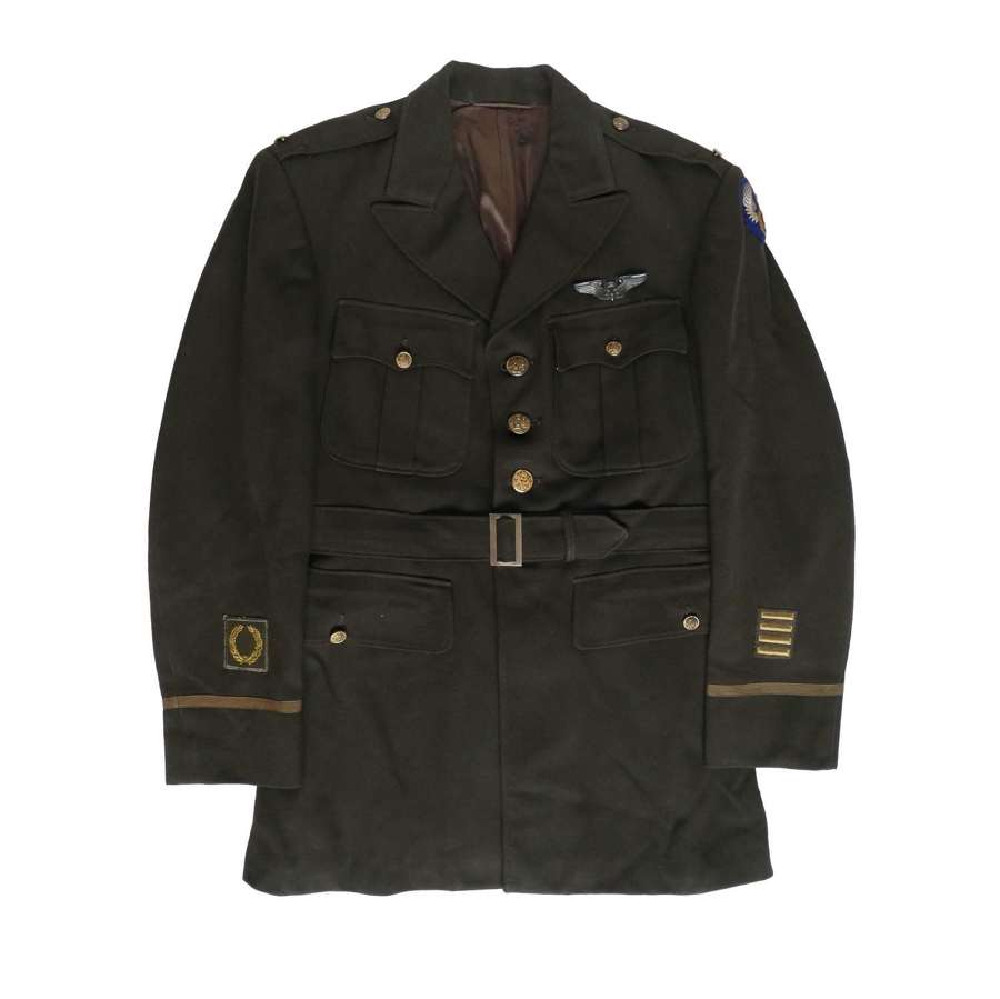 USAAF 9th AAF officer's chocolate tunic