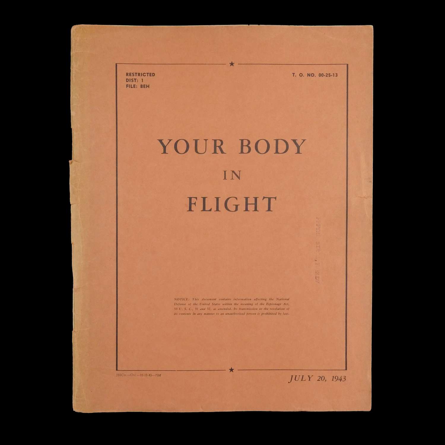 USAAF - Your Body in Flight, 1943