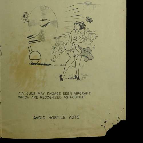 USAAF / RAF poster : Avoiding friendly AA fire