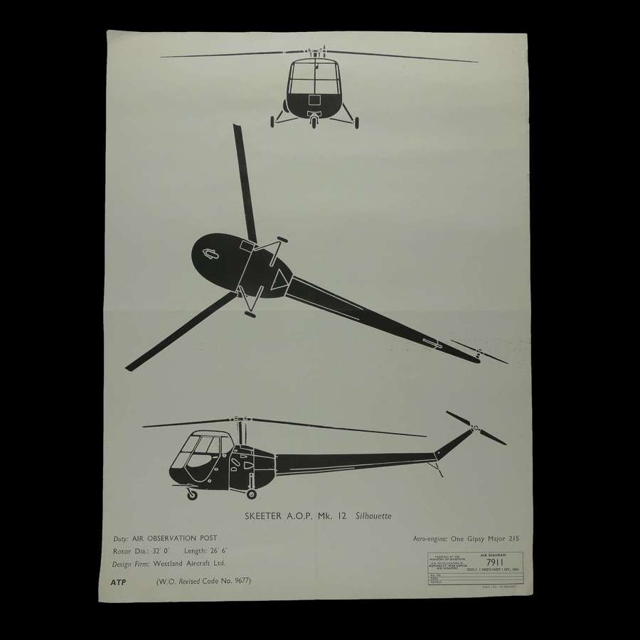 RAF Air DIagram - Skeeter Helicopter