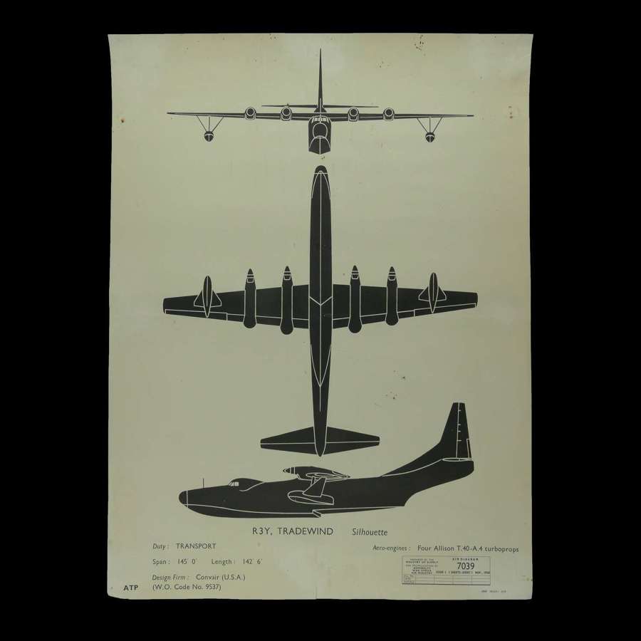 RAF Air Diagram - R3Y, Tradewind