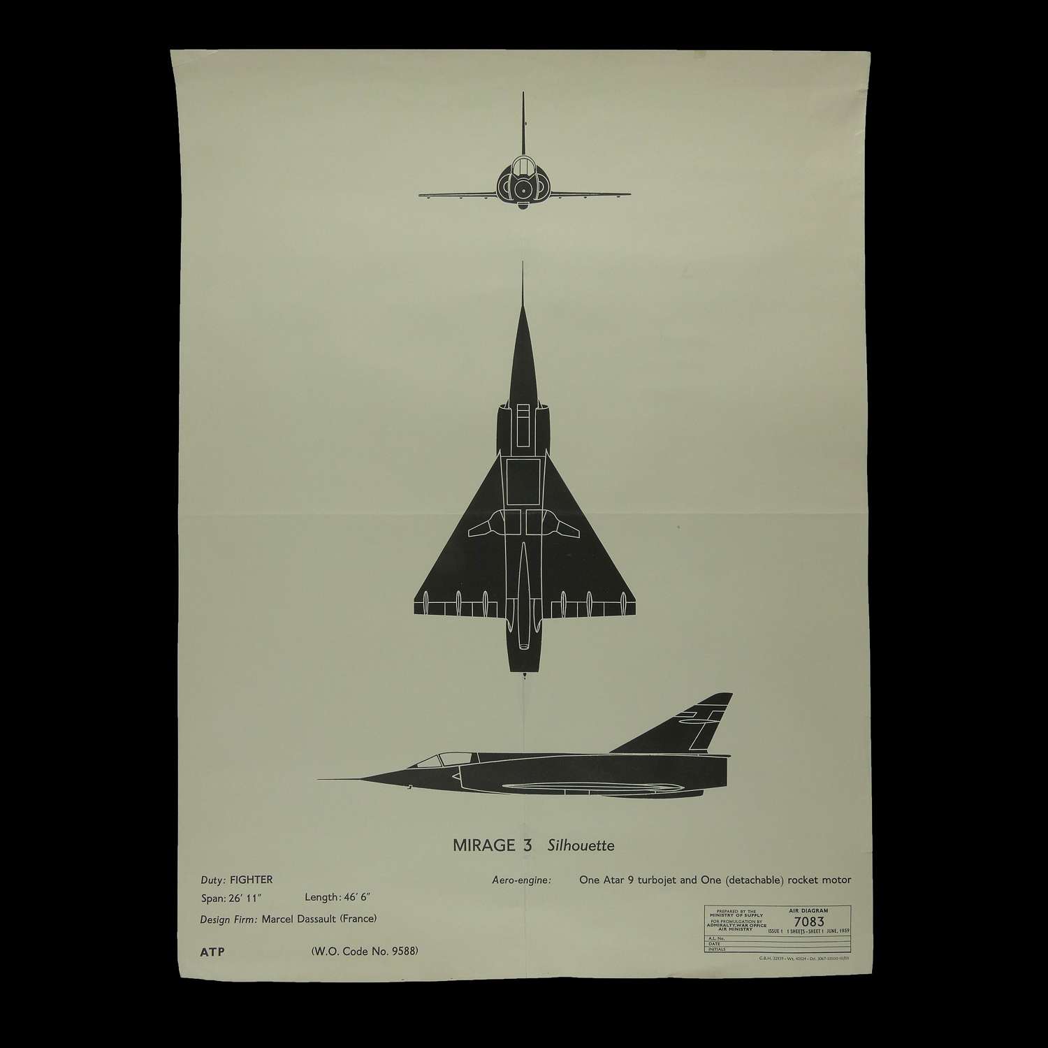 RAF Air diagram - MIrage 3