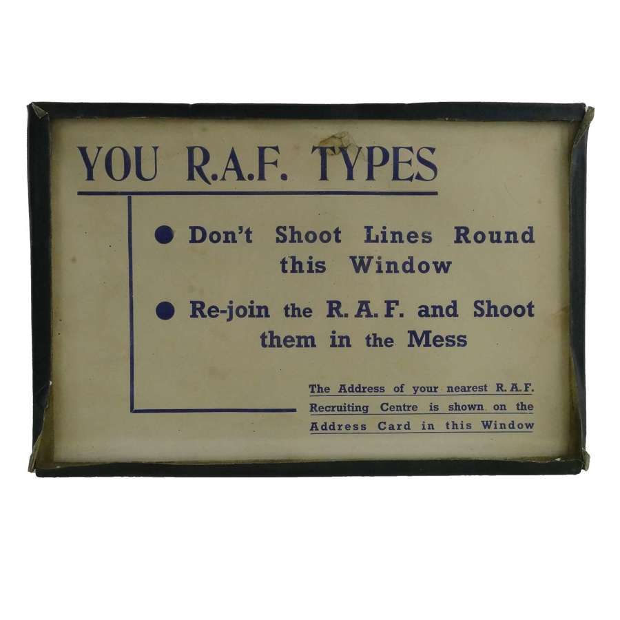 RAF recruiting poster