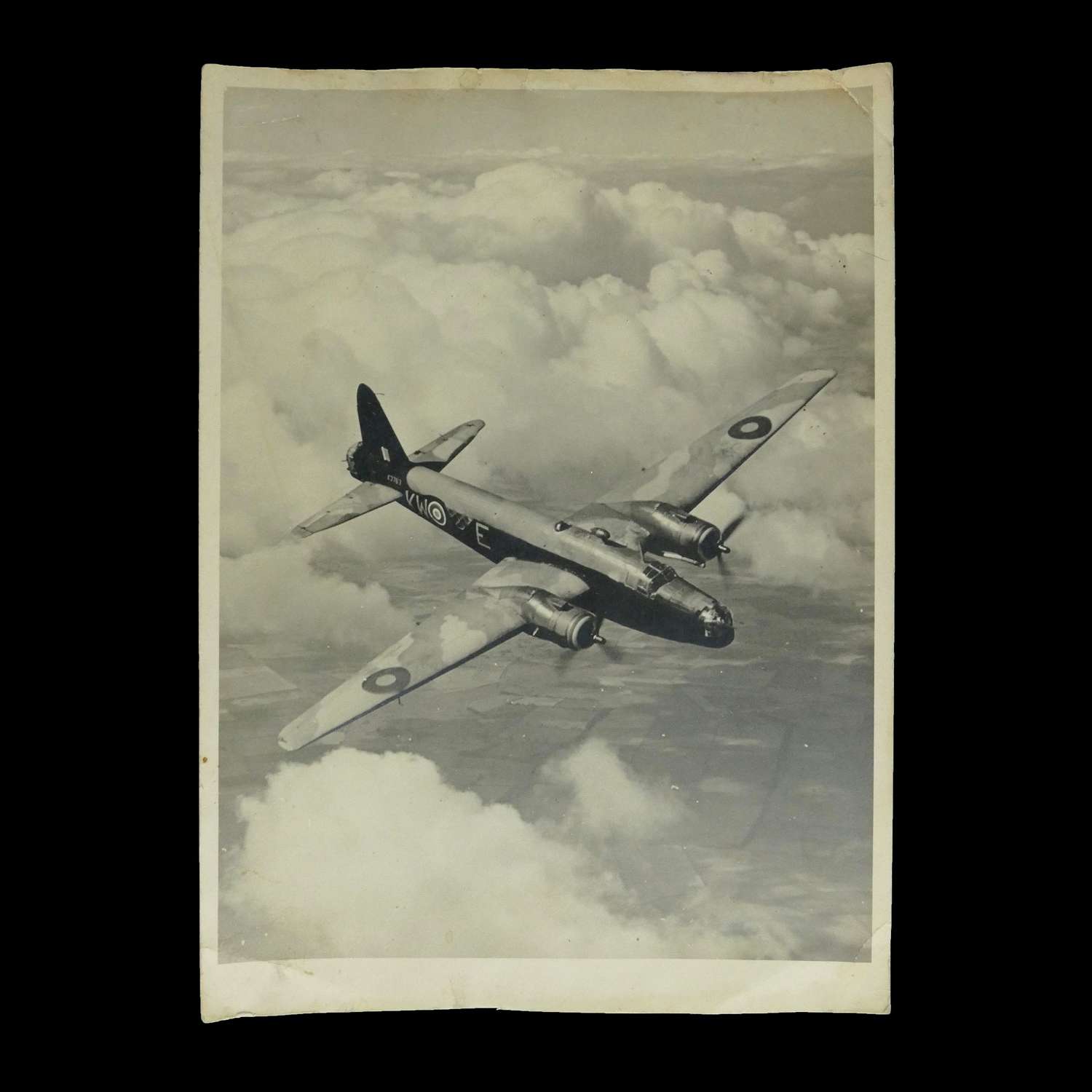 Press photo - Wellington bomber