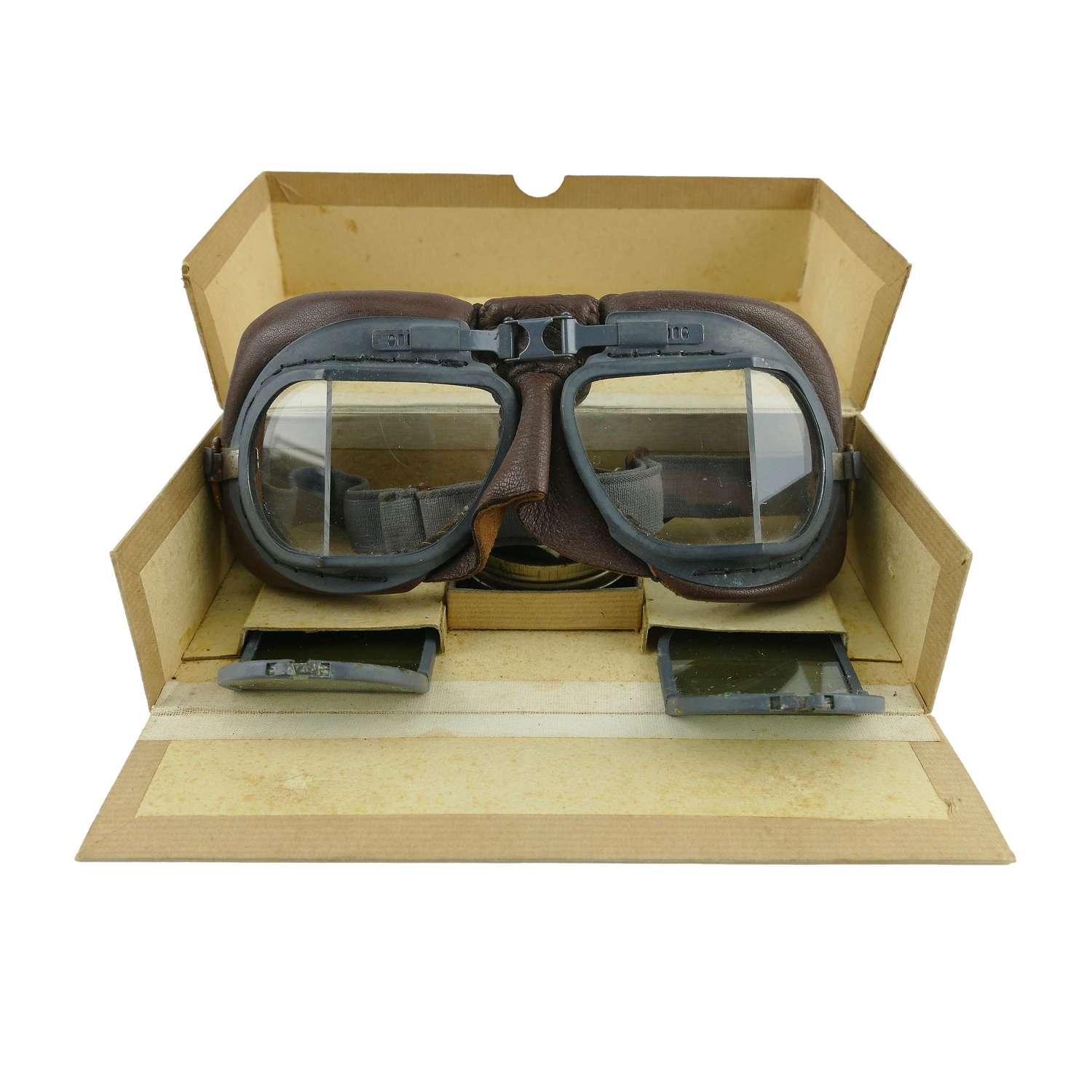 RAF Mk.VIII flying goggles, boxed