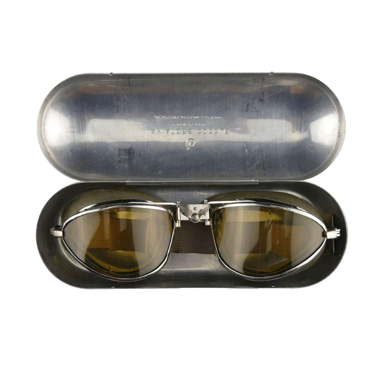 USAAF 'used' American Optical 'Transport' goggles, cased