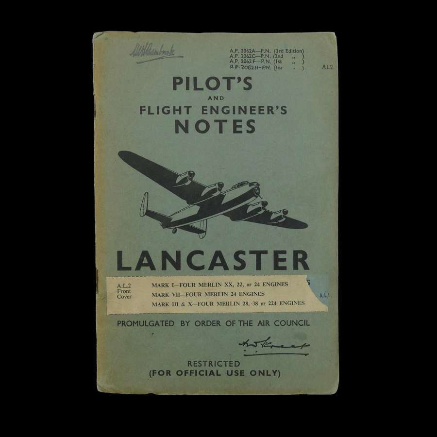 RAF Pilot's and Flight Engineeer's notes - Lancaster I, III, VII, X
