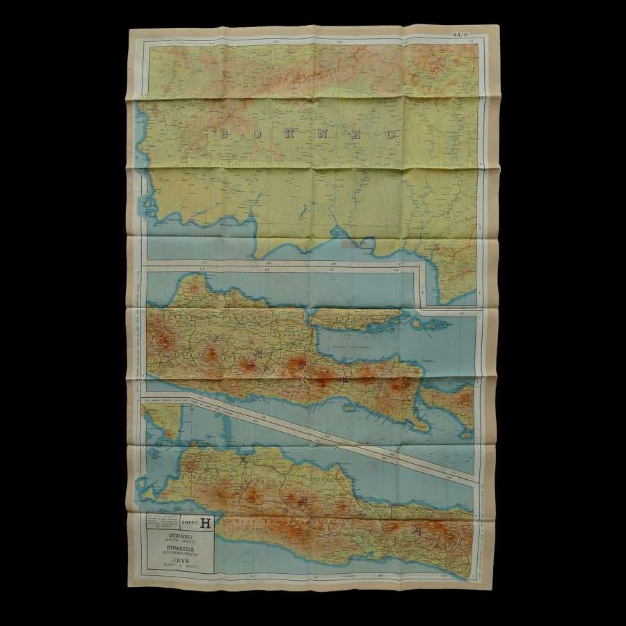 RAF escape & evasion map, Far East sheet 44G/H