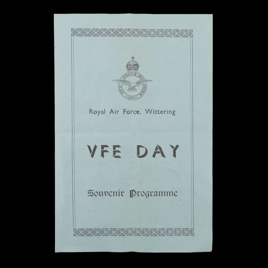 Royal Air Force, Wittering, VFE souvenir programme
