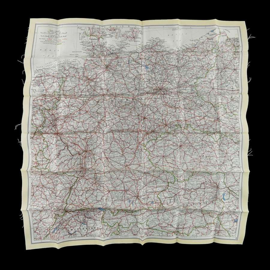 RAF escape and evasion map, sheet 'A', Germany