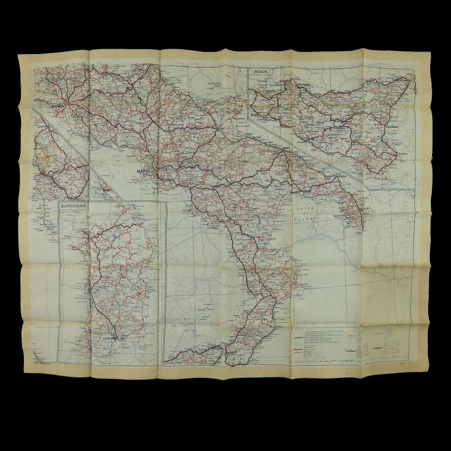 RAF escape & evasion map, sheet J3/4, Italy