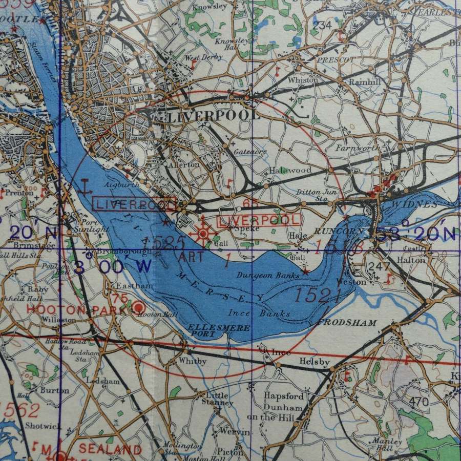 RAF flight map, Midlands (N)