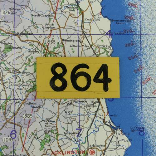 RAF operations room raid designation plaque '269'