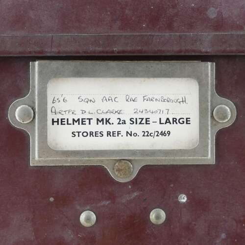 RAF Mk.2A flying helmet, cased