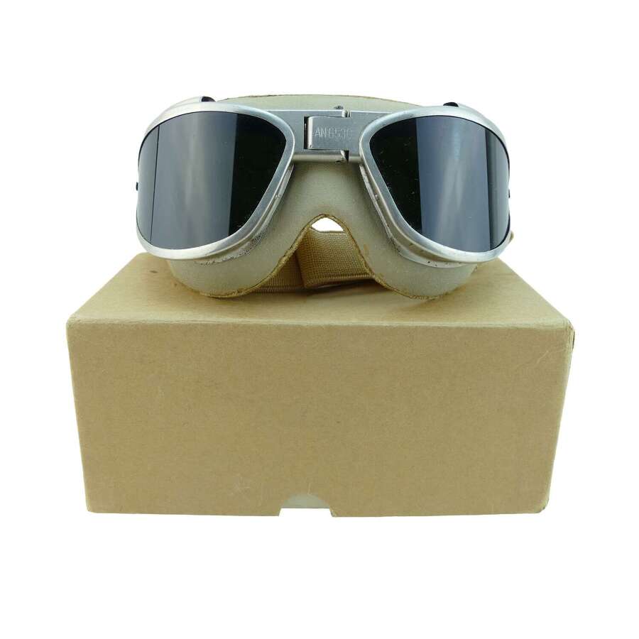 USAAF AN6530 flying goggles, boxed