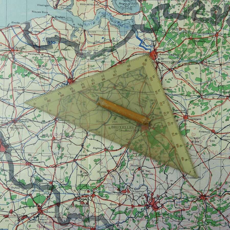 Luftwaffe navigator's set square