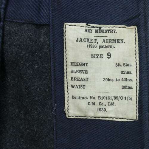 RAF Sergeant Pilot's tunic, 1939